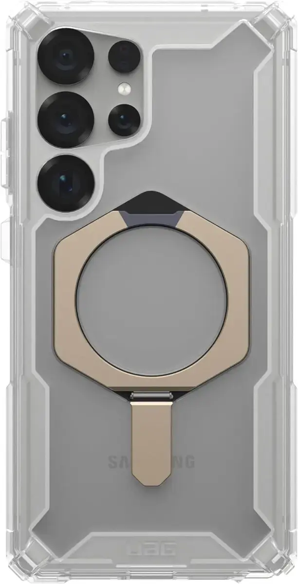 UAG Plasma XTE Samsung Galaxy S25 Ultra Hoesje Qi2 Magnet Clear Titanium afbeelding 24
