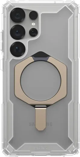 UAG Plasma XTE Samsung Galaxy S25 Ultra Hoesje Qi2 Magnet Clear Titanium afbeelding 24