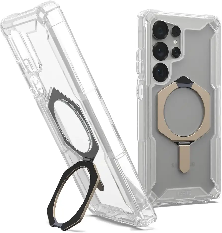 UAG Plasma XTE Samsung Galaxy S25 Ultra Hoesje Qi2 Magnet Clear Titanium afbeelding 9