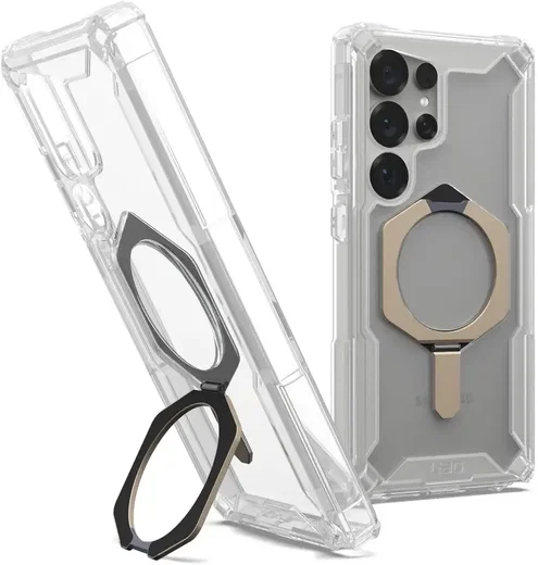 UAG Plasma XTE Samsung Galaxy S25 Ultra Hoesje Qi2 Magnet Clear Titanium afbeelding 9