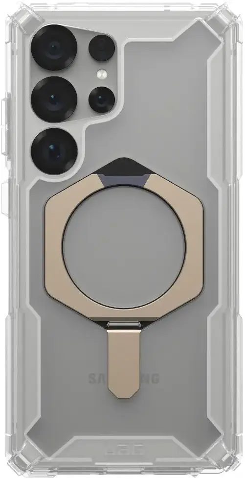 UAG Plasma XTE Samsung Galaxy S25 Ultra Hoesje Qi2 Magnet Clear Titanium afbeelding 10