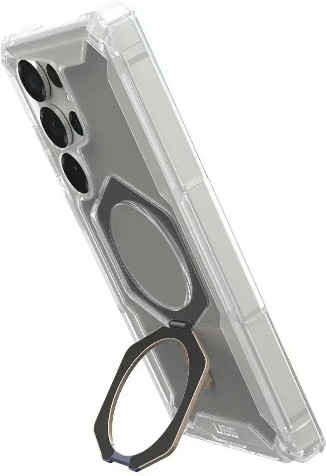 UAG Plasma XTE Samsung Galaxy S25 Ultra Hoesje Qi2 Magnet Clear Titanium afbeelding 12