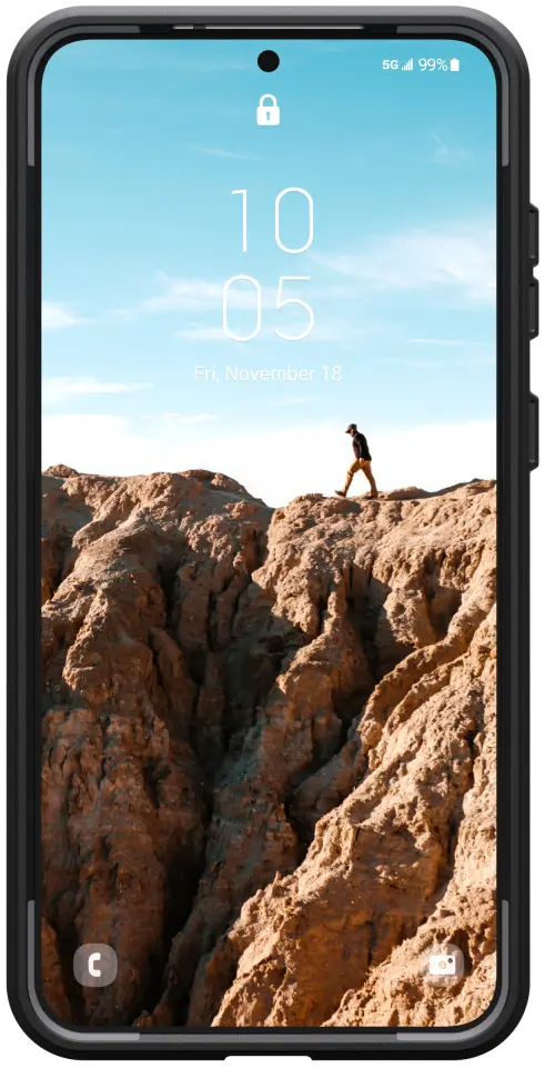 UAG Civilian Samsung Galaxy S25 Plus Hoesje Qi2 Magnet Back Cover Zwart afbeelding 4