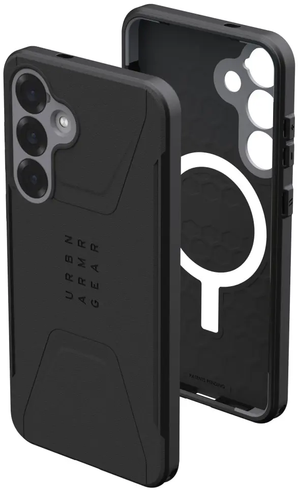 UAG Civilian Samsung Galaxy S25 Plus Hoesje Qi2 Magnet Back Cover Zwart afbeelding 12