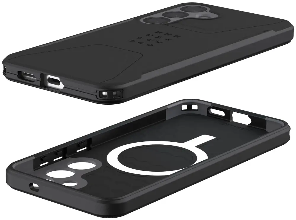 UAG Civilian Samsung Galaxy S25 Plus Hoesje Qi2 Magnet Back Cover Zwart afbeelding 13