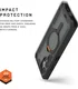 UAG Plasma XTE Samsung Galaxy S25 Ultra Hoesje Qi2 Magnet Zwart Oranje afbeelding 2