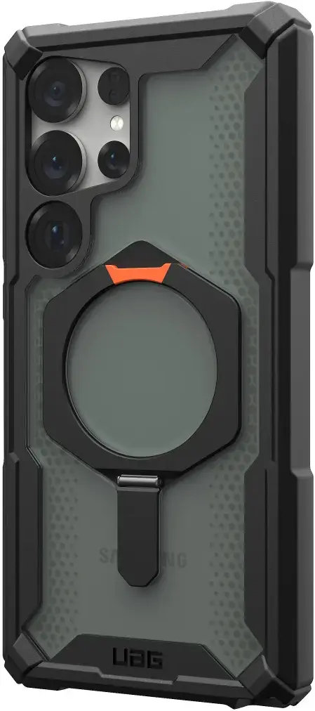 UAG Plasma XTE Samsung Galaxy S25 Ultra Hoesje Qi2 Magnet Zwart Oranje afbeelding 4