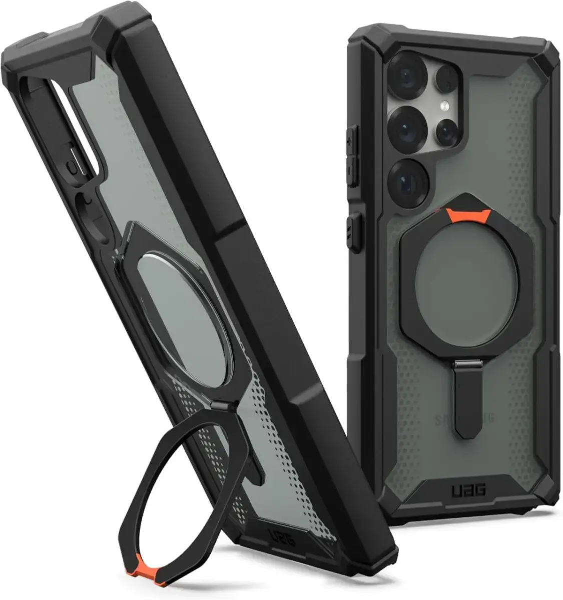 UAG Plasma XTE Samsung Galaxy S25 Ultra Hoesje Qi2 Magnet Zwart Oranje afbeelding 24