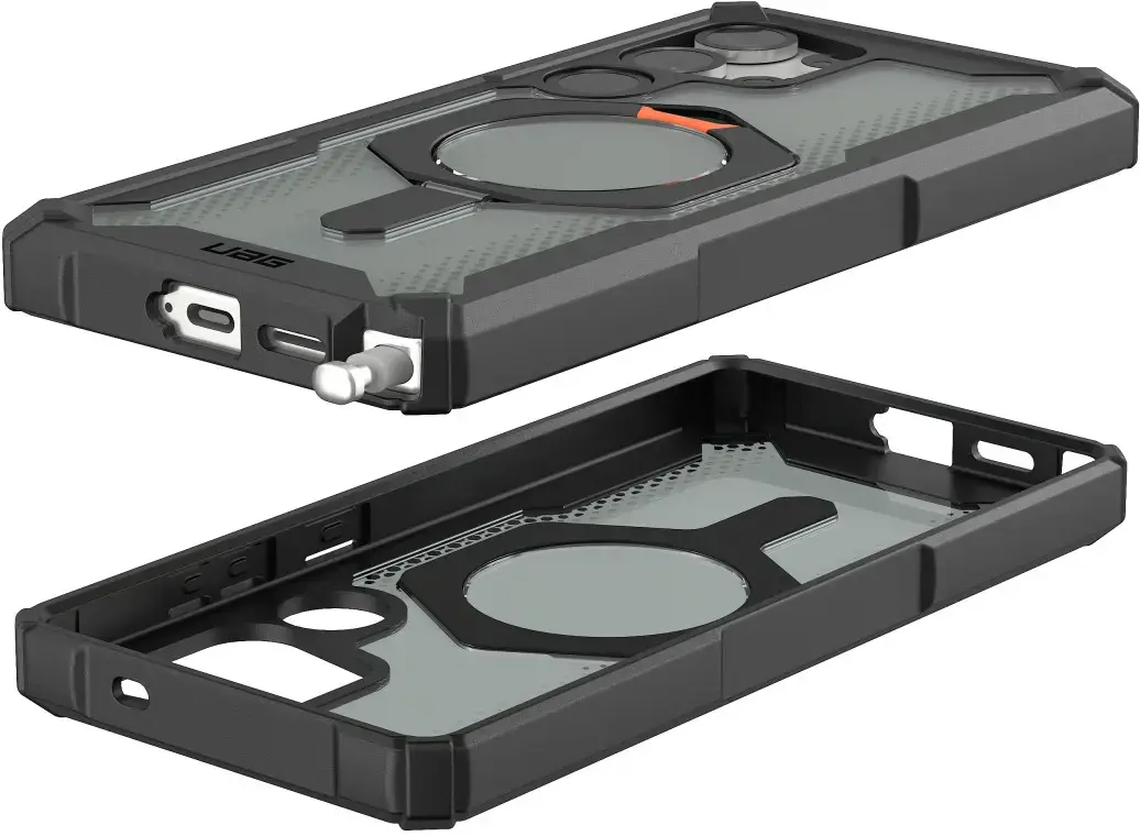 UAG Plasma XTE Samsung Galaxy S25 Ultra Hoesje Qi2 Magnet Zwart Oranje afbeelding 11
