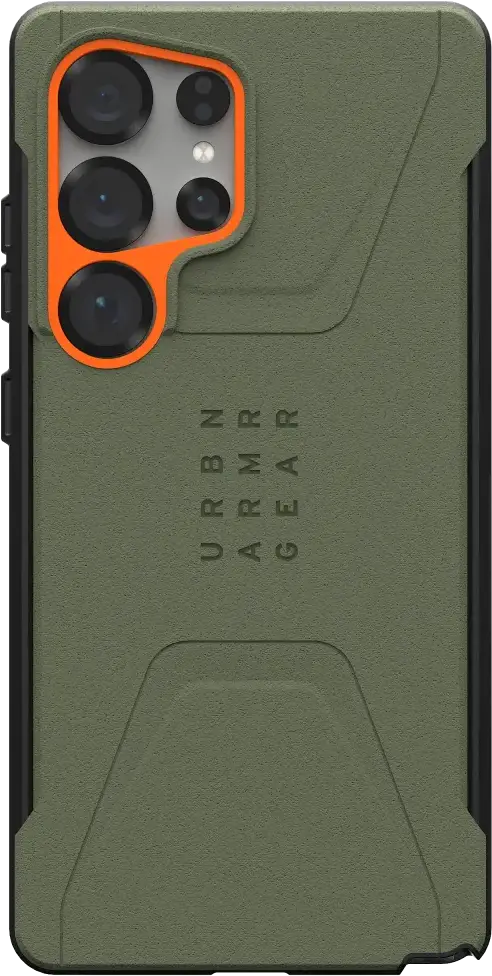 UAG Civilian Samsung Galaxy S25 Ultra Hoesje Qi2 Magnet Back Cover Olive afbeelding 6