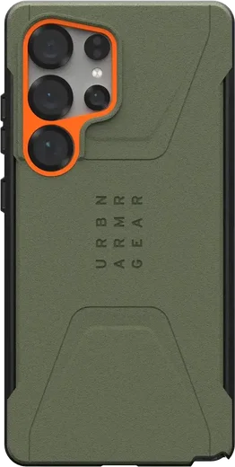UAG Civilian Samsung Galaxy S25 Ultra Hoesje Qi2 Magnet Back Cover Olive afbeelding 6