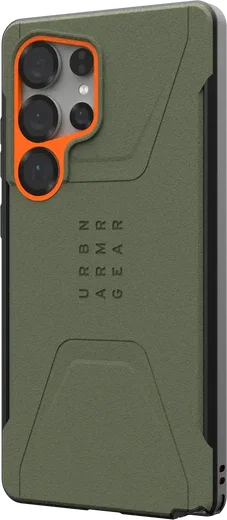 UAG Civilian Samsung Galaxy S25 Ultra Hoesje Qi2 Magnet Back Cover Olive afbeelding 12
