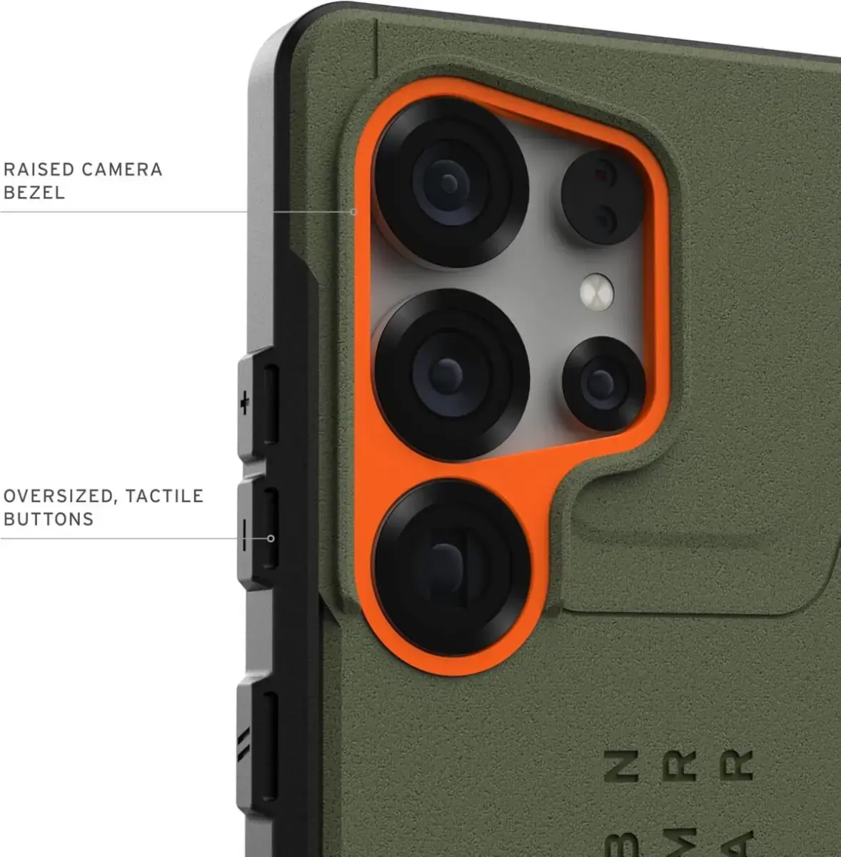 UAG Civilian Samsung Galaxy S25 Ultra Hoesje Qi2 Magnet Back Cover Olive afbeelding 4