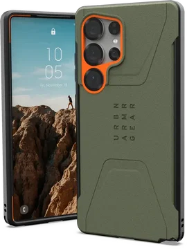 UAG Civilian Samsung Galaxy S25 Ultra Hoesje Qi2 Magnet Back Cover Olive