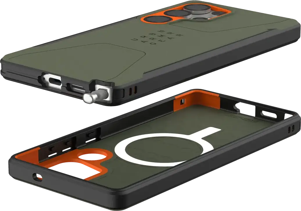 UAG Civilian Samsung Galaxy S25 Ultra Hoesje Qi2 Magnet Back Cover Olive afbeelding 20