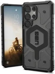 UAG Pathfinder Clear Samsung Galaxy S25 Ultra Hoesje Qi2 Magnet Ash afbeelding
