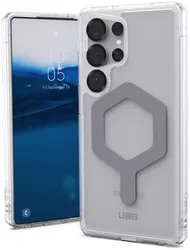 UAG Plyo Pro Samsung Galaxy S25 Ultra Hoesje MagSafe / Qi2 Magnet Ice Zilver afbeelding
