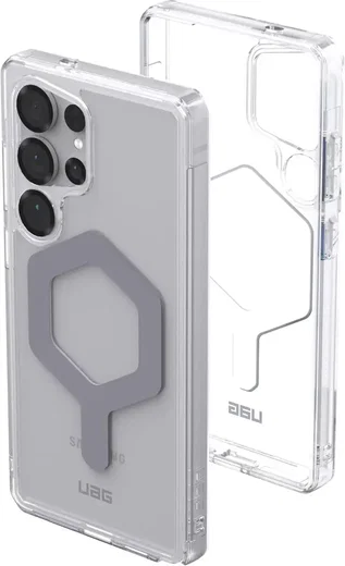 UAG Plyo Pro Samsung Galaxy S25 Ultra Hoesje MagSafe / Qi2 Magnet Ice Zilver afbeelding 4