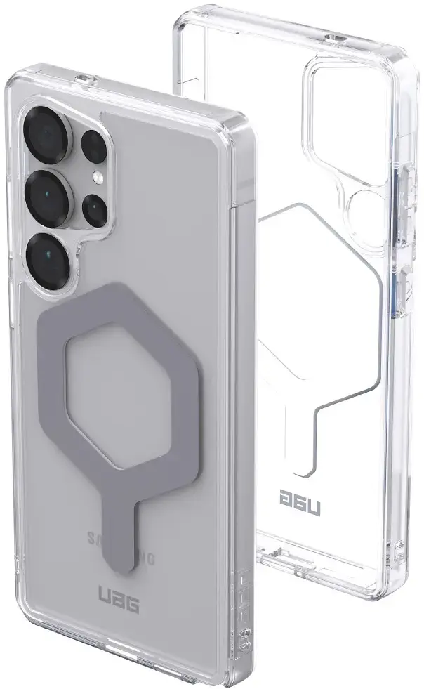 UAG Plyo Pro Samsung Galaxy S25 Ultra Hoesje MagSafe / Qi2 Magnet Ice Zilver afbeelding 9