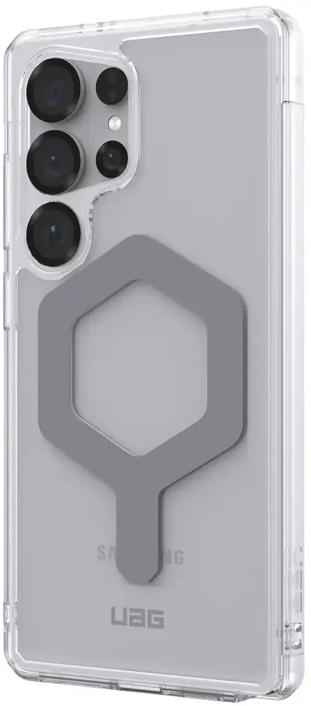 UAG Plyo Pro Samsung Galaxy S25 Ultra Hoesje MagSafe / Qi2 Magnet Ice Zilver afbeelding 12