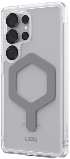UAG Plyo Pro Samsung Galaxy S25 Ultra Hoesje MagSafe / Qi2 Magnet Ice Zilver afbeelding 12