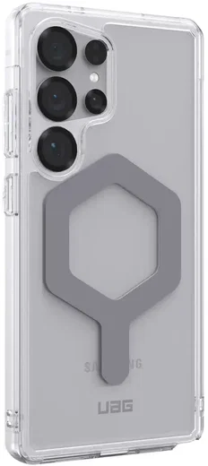 UAG Plyo Pro Samsung Galaxy S25 Ultra Hoesje MagSafe / Qi2 Magnet Ice Zilver afbeelding 13