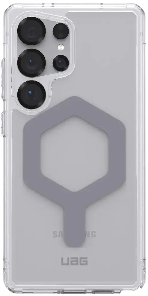 UAG Plyo Pro Samsung Galaxy S25 Ultra Hoesje MagSafe / Qi2 Magnet Ice Zilver afbeelding 14