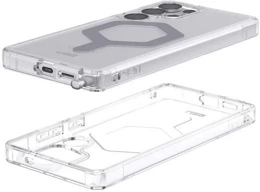 UAG Plyo Pro Samsung Galaxy S25 Ultra Hoesje MagSafe / Qi2 Magnet Ice Zilver afbeelding 15