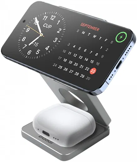 Buddi Power 3-in-1 Qi2 Draadloze MagSafe Oplader Smartphone/Apple Watch/AirPods afbeelding 9