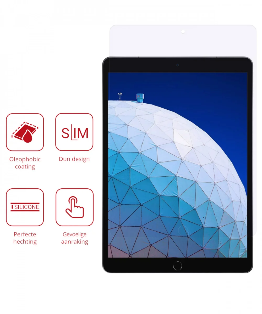 Rosso iPad Air 10.5 / Pro 10.5 Screen Protector Ultra Clear Folie Duo Pack afbeelding 2