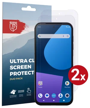 Rosso FairPhone 5 Screen Protector Case Friendly Folie Duo Pack