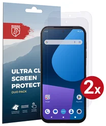 Rosso FairPhone 5 Screen Protector Case Friendly Folie Duo Pack afbeelding