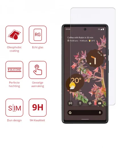 Rosso Google Pixel 6 9H Tempered Glass Screen Protector afbeelding 2