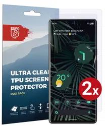 Rosso Google Pixel 6 Pro Screen Protector Case Friendly Folie Duo Pack afbeelding
