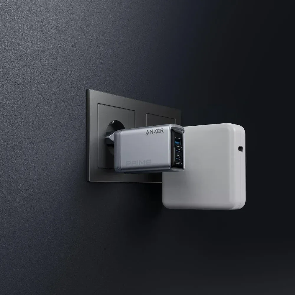 Anker Prime (100W) GaN Snellader USB-C/USB-A Fast Charge Adapter Zwart afbeelding 11