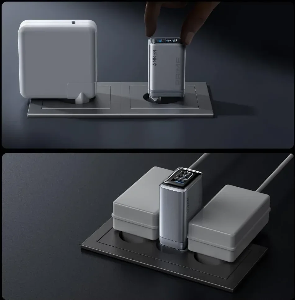 Anker Prime (100W) GaN Snellader USB-C/USB-A Fast Charge Adapter Zwart afbeelding 13