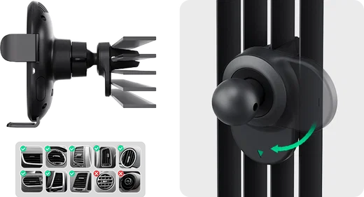 iOttie Auto Sense 2 Qi2 Telefoonhouder Auto Ventilatierooster met Opladen 15W afbeelding 5