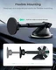 iOttie iTap 3 Qi2 / MagSafe Telefoonhouder Auto Dashboard/Raam Zwart afbeelding 2