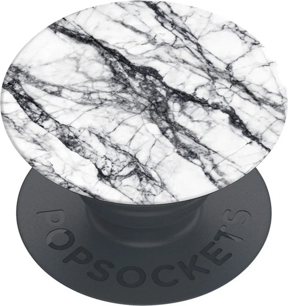 PopSockets PopGrip PopTop Telefoon Greep en Standaard Wit Marmer afbeelding 1