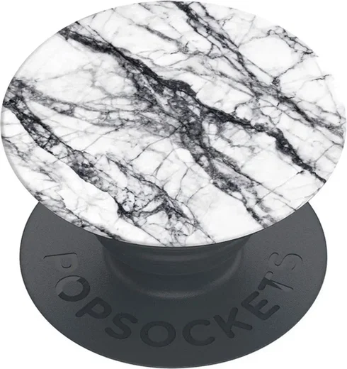 PopSockets PopGrip PopTop Telefoon Greep en Standaard Wit Marmer afbeelding 1
