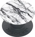 PopSockets PopGrip PopTop Telefoon Greep en Standaard Wit Marmer