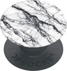 PopSockets PopGrip PopTop Telefoon Greep en Standaard Wit Marmer afbeelding