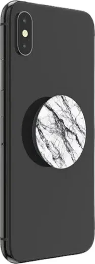 PopSockets PopGrip PopTop Telefoon Greep en Standaard Wit Marmer afbeelding 3