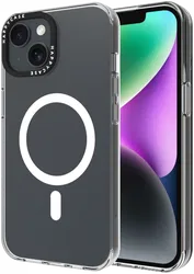 HappyCase Joy Apple iPhone 16E / 14 / 13 Hoesje MagSafe Back Cover Transparant afbeelding