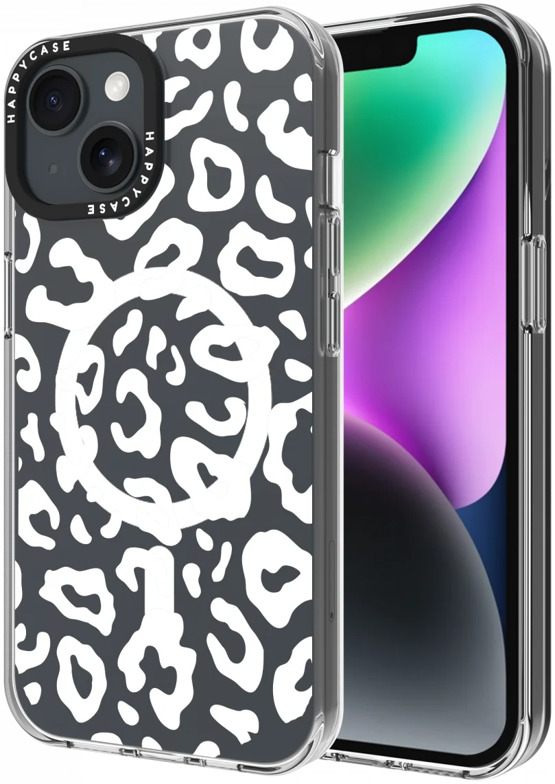 HappyCase Joy Apple iPhone 17e/16e/14/13 Hoesje MagSafe Back Cover Wild Leopard afbeelding 1