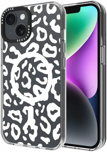 HappyCase Joy Apple iPhone 17e/16e/14/13 Hoesje MagSafe Back Cover Wild Leopard afbeelding 1