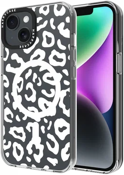 HappyCase Joy Apple iPhone 17e/16e/14/13 Hoesje MagSafe Back Cover Wild Leopard