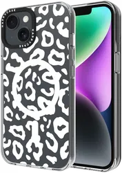HappyCase Joy Apple iPhone 16E / 14 / 13 Hoesje MagSafe Back Cover Wild Leopard afbeelding