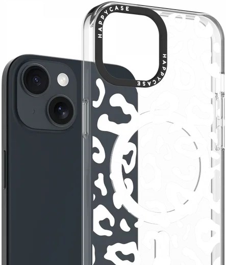 HappyCase Joy Apple iPhone 17e/16e/14/13 Hoesje MagSafe Back Cover Wild Leopard afbeelding 2