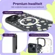 HappyCase Joy Apple iPhone 14 / 13 Hoesje MagSafe Back Cover Daisy Hearts afbeelding 3
